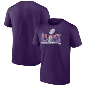 NFL Tシャツ 第58回スーパーボウル Trophy Dimension T-Shirt Fanatics Branded パープル｜selection-j