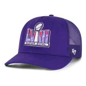 NFL キャップ 第58回スーパーボウル  Event Hitch Adjustable Hat 47Brand パープル｜selection-j