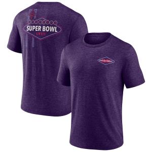 NFL Tシャツ 第58回スーパーボウル Las Vegas Tri-Blend T-Shirt Fanatics Branded ヘザーパープル｜selection-j