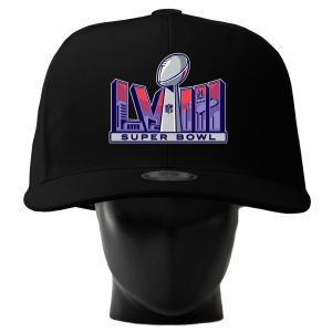 NFL キャップ Unisex 第58回スーパーボウル Oversized Hat Noggin Boss ブラック｜selection-j