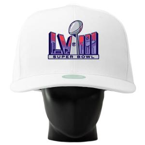 NFL キャップ Unisex 第58回スーパーボウル Oversized Hat Noggin Boss ホワイト｜selection-j