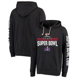 NFL チーフス パーカー 第58回スーパーボウル進出記念 Tri-Blend Pullover Hoodie マジェスティック/Majestic ヘザーブラック｜selection-j