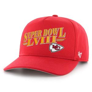 NFL チーフス キャップ 第58回スーパーボウル進出記念 Hitch Adjustable Hat 47Brand レッド｜selection-j