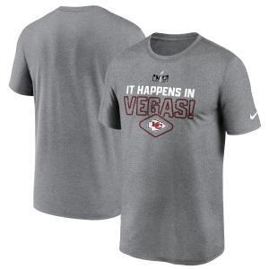 NFL チーフス Tシャツ 第58回スーパーボウル進出記念 Logo Lockup T-Shirt ナイキ/Nike ヘザーグレー｜selection-j