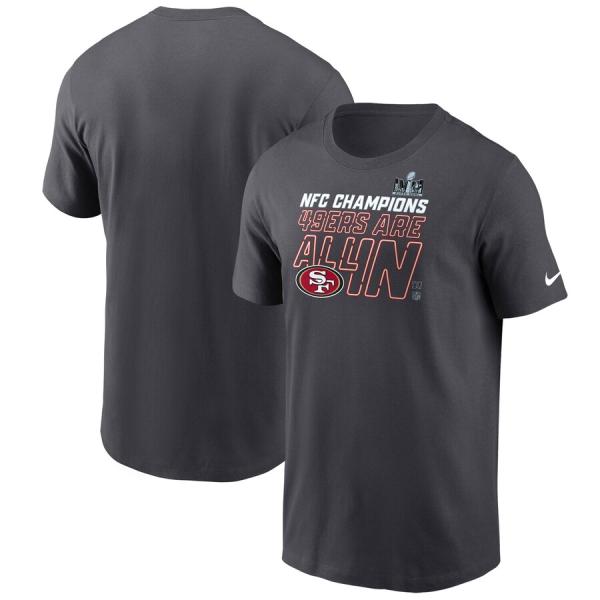 NFL 49ers Tシャツ 2023 NFC 優勝記念 ロッカールーム トロフィー Collect...