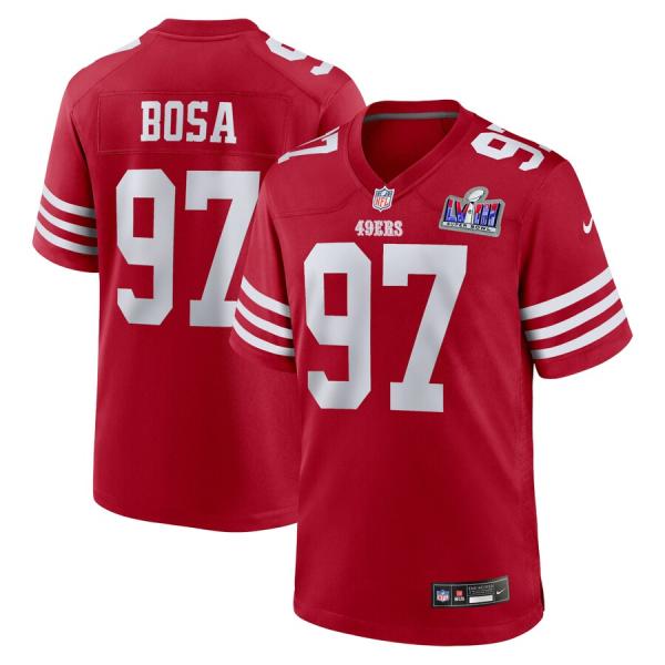 NFL ニック・ボーサ 49ers ユニフォーム 第58回スーパーボウル進出記念 Game Jers...