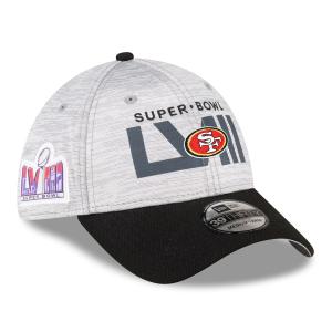 NFL 49ers キャップ 第58回スーパーボウル進出記念 39THIRTY Flex Fit Hat ニューエラ/New Era Heather Gray/Black｜selection-j