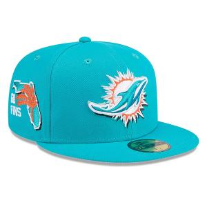 NFL ドルフィンズ キャップ NFL ドラフト2024 59FIFTY Fitted Hat ニューエラ/New Era アクア｜selection-j
