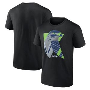 NFL シーホークス Tシャツ NFL ドラフト2024 Illustrated T-Shirt Fanatics Branded ブラック｜selection-j