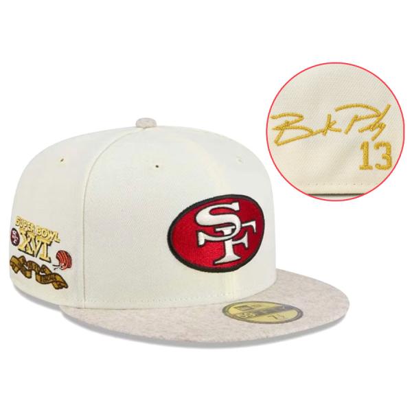 NFL ブロック・パーディー 49ers キャップ 【現地カスタム】第16回スーパーボウル Matc...