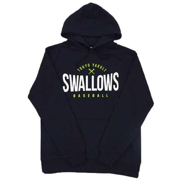 東京ヤクルトスワローズ グッズ パーカー/フーディー カレッジロゴパーカー マジェスティック/Maj...