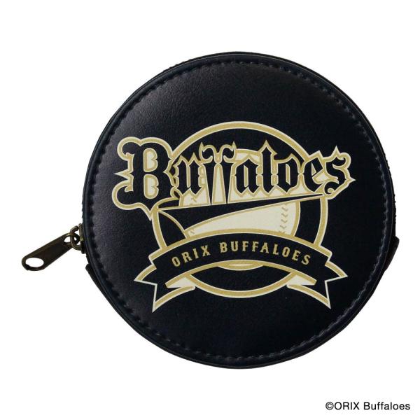 オリックス・バファローズ グッズ Buffaloes 丸型コインケース（ロゴ） Space Age