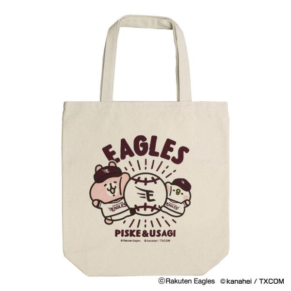 楽天イーグルス グッズ カナヘイの小動物 ピスケ&amp;うさぎ  ×  楽天イーグルス トートバッグ Sp...