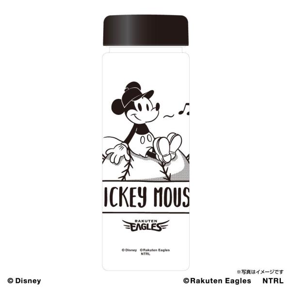 楽天イーグルス グッズ ミッキーマウス（ひとやすみ）×東北楽天ゴールデンイーグルス　スリムクリアボト...