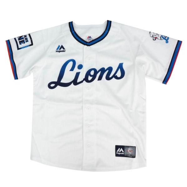 埼玉西武ライオンズ グッズ ユニフォーム/ジャージ 70周年レプリカユニフォーム 背番号なし マジェ...