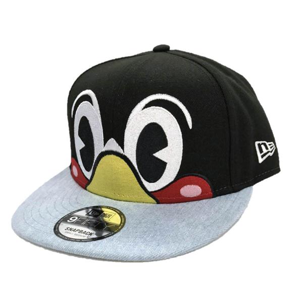 東京ヤクルトスワローズ グッズ キャップ/帽子 9FIFTY つば九郎フェイスCAP デニムバイザー...