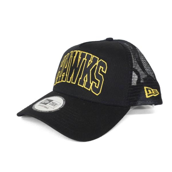 福岡ソフトバンクホークス グッズ メッシュキャップ ビッグロゴ トラッカーメッシュキャップ ニューエ...