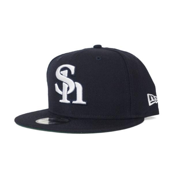 福岡ソフトバンクホークス グッズ キャップ スナップバック ニューエラ/New Era ネイビー