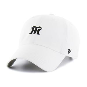 阪神タイガース グッズ キャップ ミニロゴ Clean Up Cap 47 Brand ホワイト｜selection-j