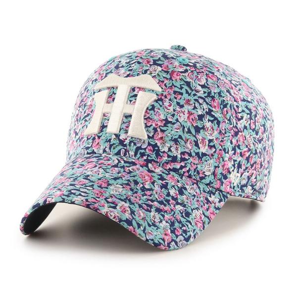 阪神タイガース グッズ キャップ ブルーフラワー Clean Up Cap 47 Brand ネイビ...