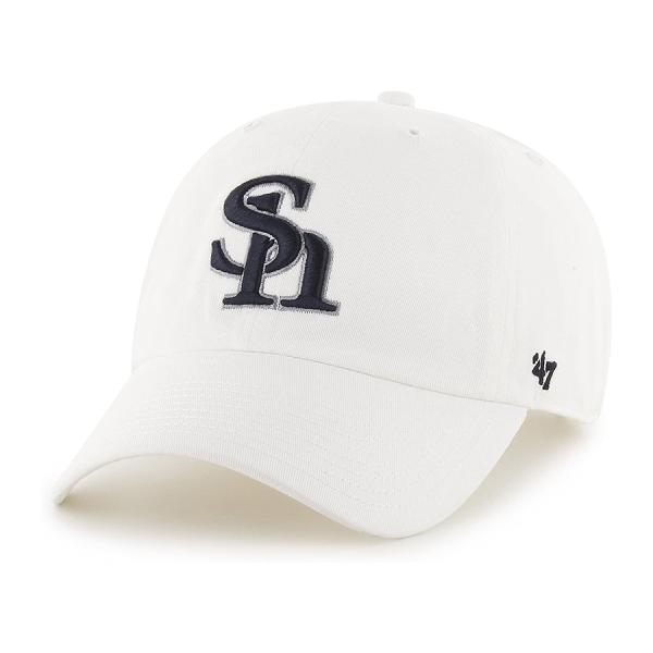 福岡ソフトバンクホークス グッズ キャップ Clean Up Cap 47 Brand ホワイト