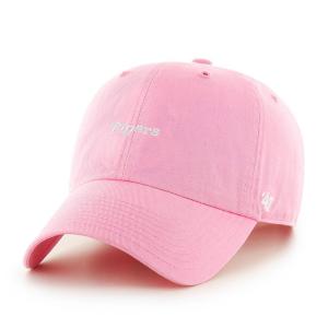 阪神タイガース グッズ キャップ ミニロゴスクリプト Clean Up Cap 47Brand ローズ｜selection-j