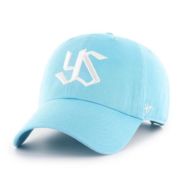 東京ヤクルトスワローズ グッズ キャップ Clean Up Cap 47Brand カリビアンブルー