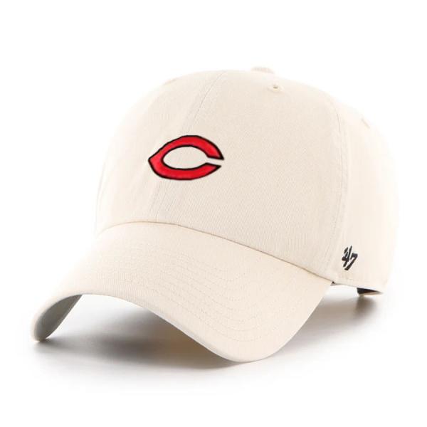 広島カープ グッズ キャップ ミニロゴ Clean Up Cap 47Brand Natural/R...