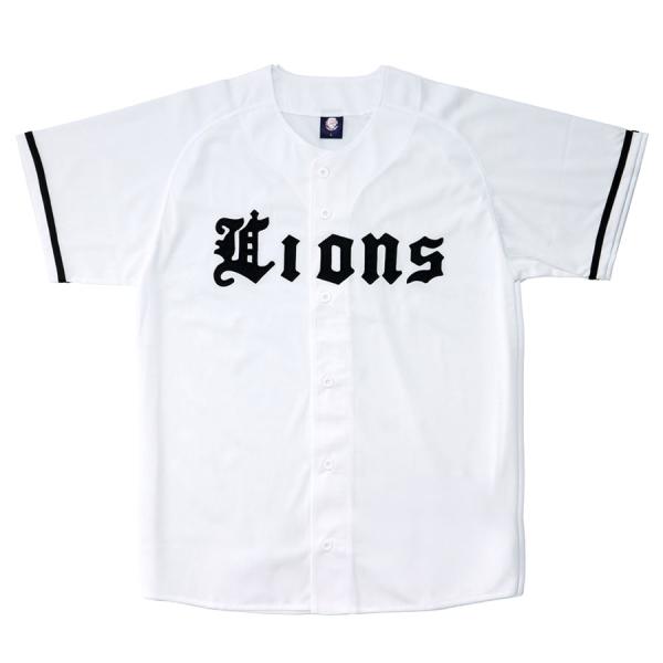 西鉄ライオンズ グッズ ユニフォーム 復刻レプリカユニフォーム Lions ホワイト