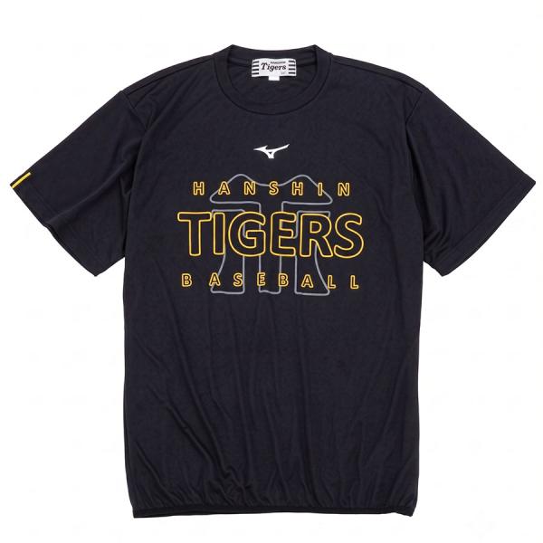 阪神タイガース グッズ Tシャツ レプリカＴシャツ黒 ミズノ/MIZUNO ブラック
