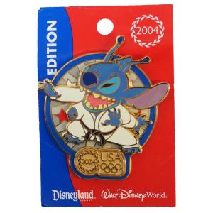 スティッチ USA ディズニーシドニー 2004 USA Pin LE2004 : Judo (Stitch)  ピンズ ピンバッチ｜selection-j