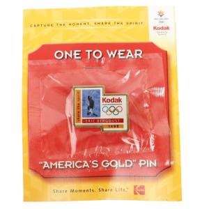 エリック・ベルグースト America's Gold Pin ピンバッチ ピンズ Kodak｜selection-j