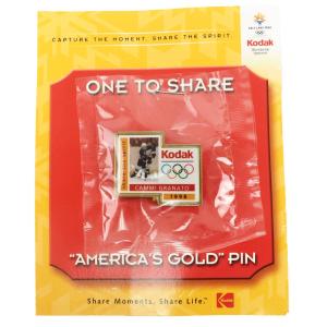 カミー・グラナート America's Gold Pin ピンバッチ ピンズ Kodak｜selection-j