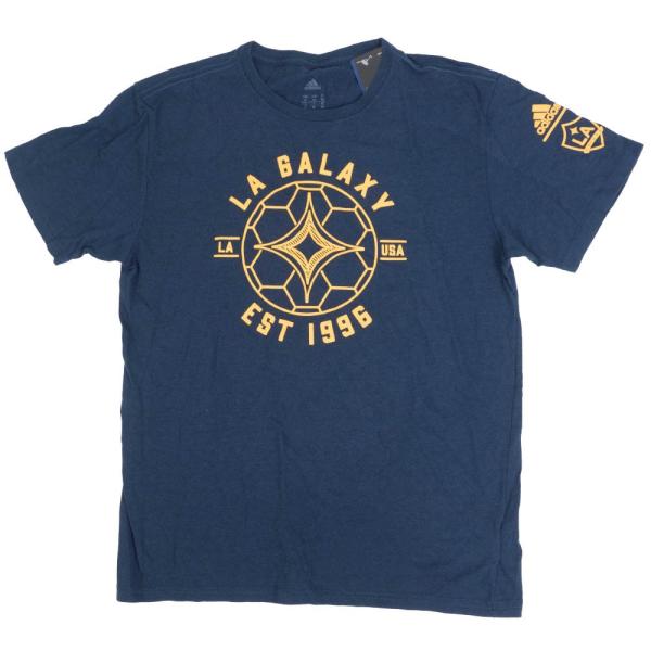 MLS ロサンゼルス・ギャラクシー Tシャツ チーム グラフィック アディダス/Adidas ネイビ...
