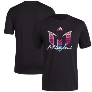 Soccer リオネル・メッシ インテル・マイアミ Tシャツ Messi x Neon Lights T-Shirt アディダス/Adidas ブラック｜selection-j