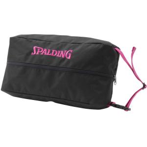 SPALDING シューズバッグ テープカラー SPALDING ピンク｜selection-j