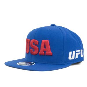 UFC USA キャップ/帽子 カントリー プライド スナップバック アジャスタブル リーボック/Reebok ロイヤル｜selection-j
