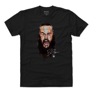 WWE ブラウン・ストローマン Tシャツ Player Art Cotton T-Shirt 500Level ブラック【OCSL】｜selection-j