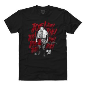 WWE サモア・ジョー Tシャツ Player Art Cotton T-Shirt 500Level ブラック【OCSL】｜selection-j