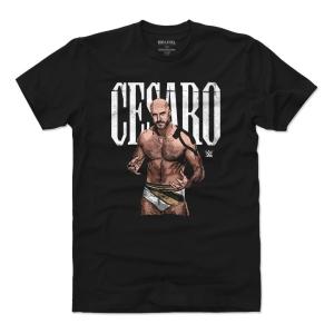 WWE セザーロ Tシャツ Player Art Cotton T-Shirt 500Level ブラック【OCSL】｜selection-j
