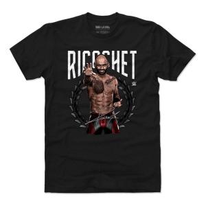 WWE リコシェ Tシャツ Superstars Pose  500Level ブラック｜selection-j