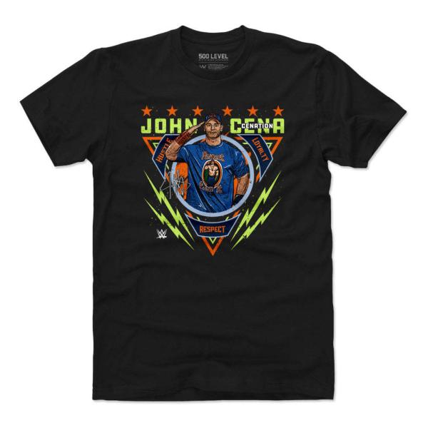 WWE ジョン・シナ Tシャツ Superstars Salute  500Level ブラック