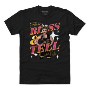 WWE アレクサ・ブリス Tシャツ Women Superstars Bliss & Tell  500Level ブラック｜selection-j