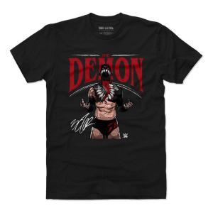 WWE フィン・ベイラー Tシャツ Superstars The Demon Pose  500Level ブラック｜selection-j