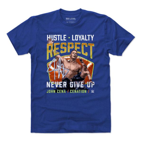 WWE ジョン・シナ Tシャツ Superstars Cenation Respect  500Le...