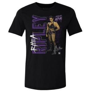 WWE リア・リプリー Tシャツ Vertical WHT 500Level ブラック｜selection-j