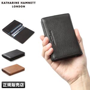 最大42.5% 3/19から キャサリンハムネット 名刺入れ カードケース レディース メンズ レザー 本革 ブランド KATHARINE HAMNETT 490-57001