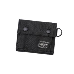 【新品同様】PORTER ポーター スモーキー 二つ折り　財布　06370 黒 PORTER ポーター スモーキー ウォレット 592-26370 SMOKY WALLET 吉田