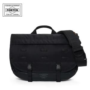 【sjy】POTER メッセンジャーバッグ ブラック PORTER ポーター モノクローム メッセンジャーバッグ 755-19846