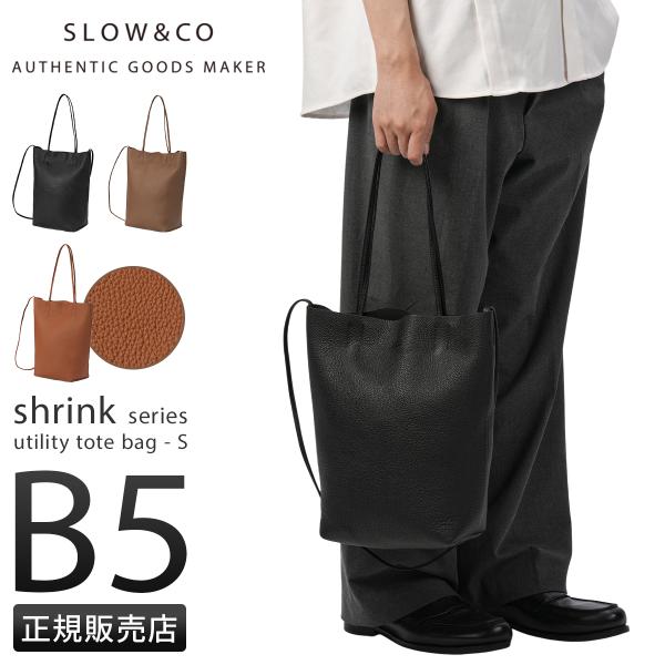SLOW スロウ トートバッグ メンズ レディース ブランド レザー 本革 軽量 日本製 縦型 肩掛...